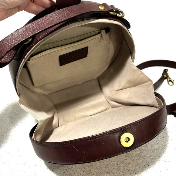 Etienne Aigner 2-way bag satchel crossbody wicker & leather summertime purse 70s - Picture 4 of 11